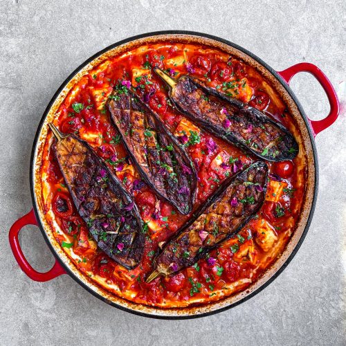 Sticky Harissa Aubergine (Eggplant) Zena's Kitchen