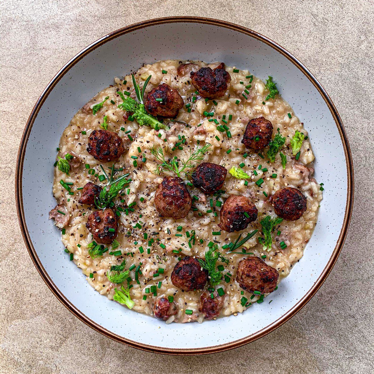 Sausage And Fennel Risotto Zena S Kitchen