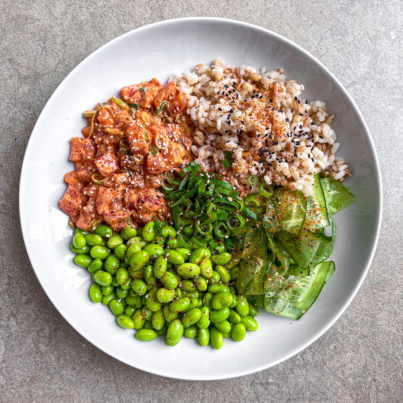 Spicy Tuna Poke Bowl Zena s Kitchen Spicy Tuna Poke Bowl Zena s Kitchen