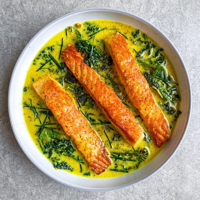Salmon in a Turmeric Coconut Sauce Zena's Kitchen