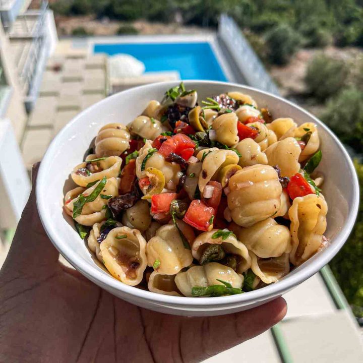 No-Cook Puttanesca Pasta