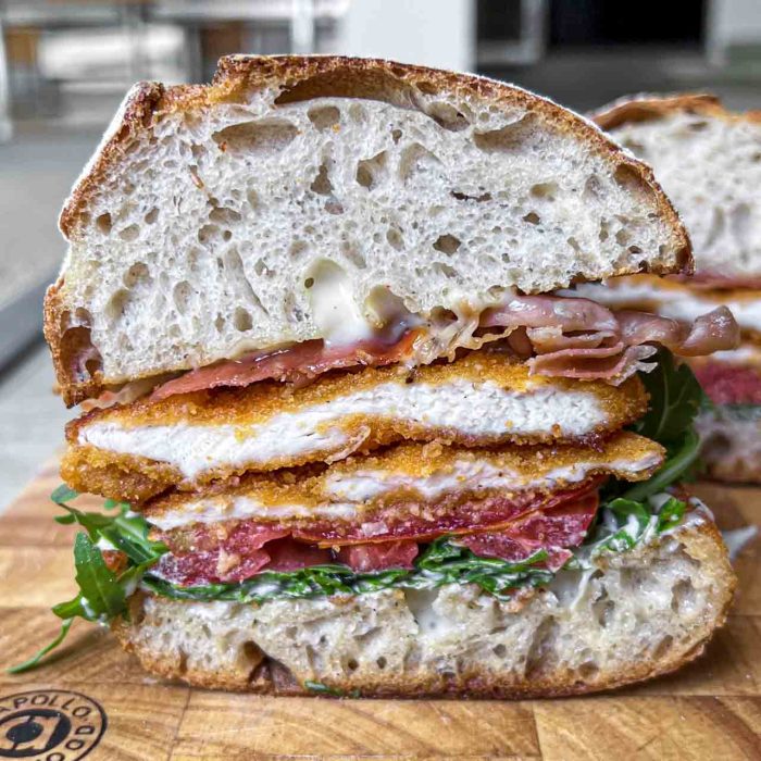 Crispy Chicken and Parma Ham Ciabatta Zena's Kitchen