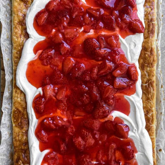 Strawberry and Ricotta Tart