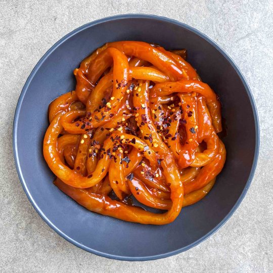 Spicy, Saucy Rice Paper ‘Noodles’