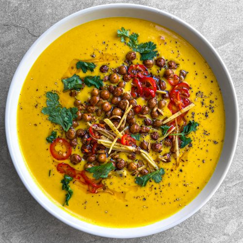 Turmeric Coconut Butternut Squash Soup