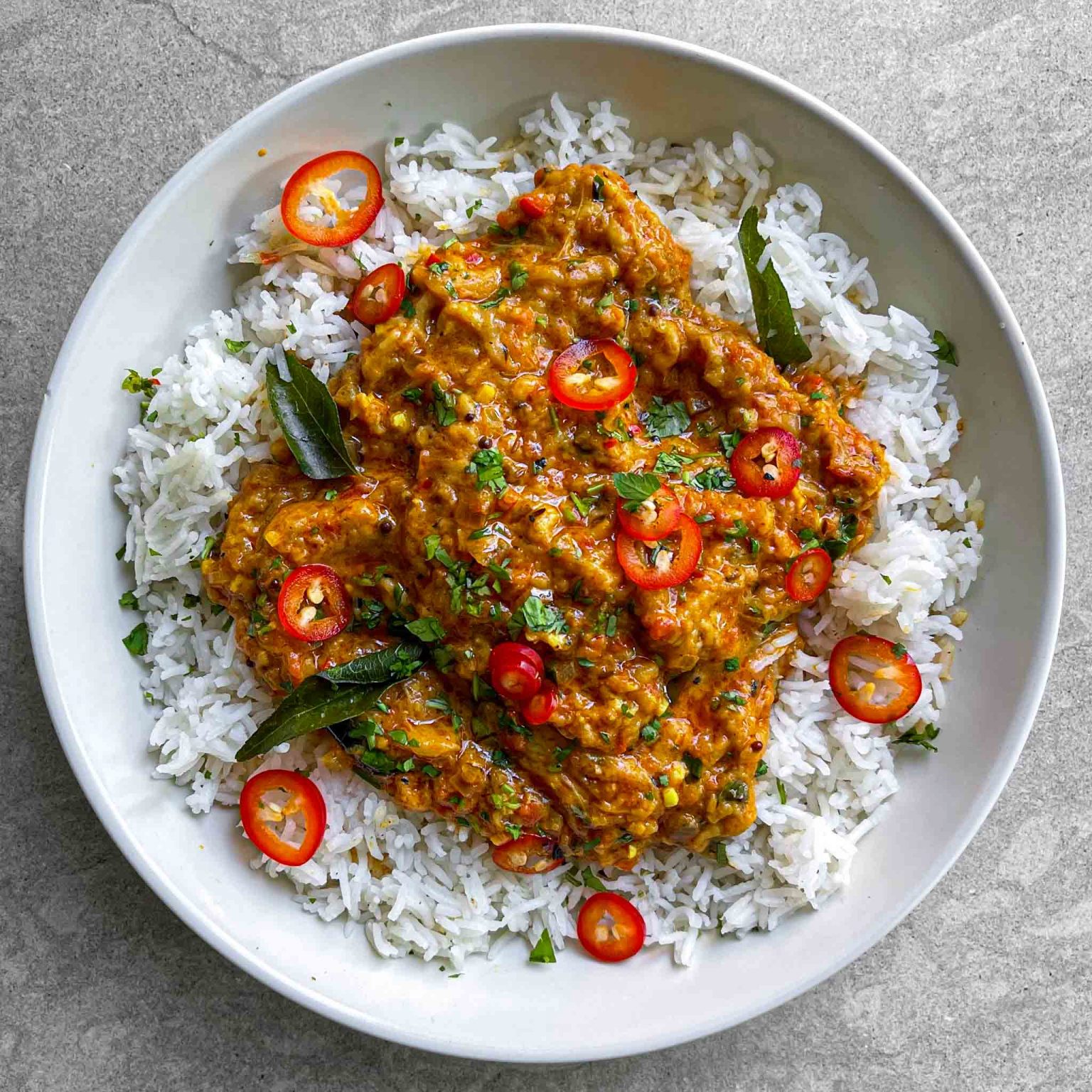 Smoky Aubergine (Eggplant) Curry Zena's Kitchen