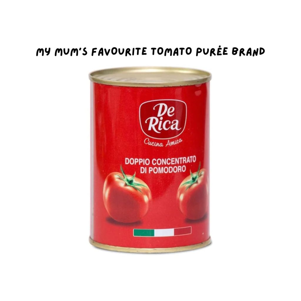 This is my mum's favourite tomato purée brand!