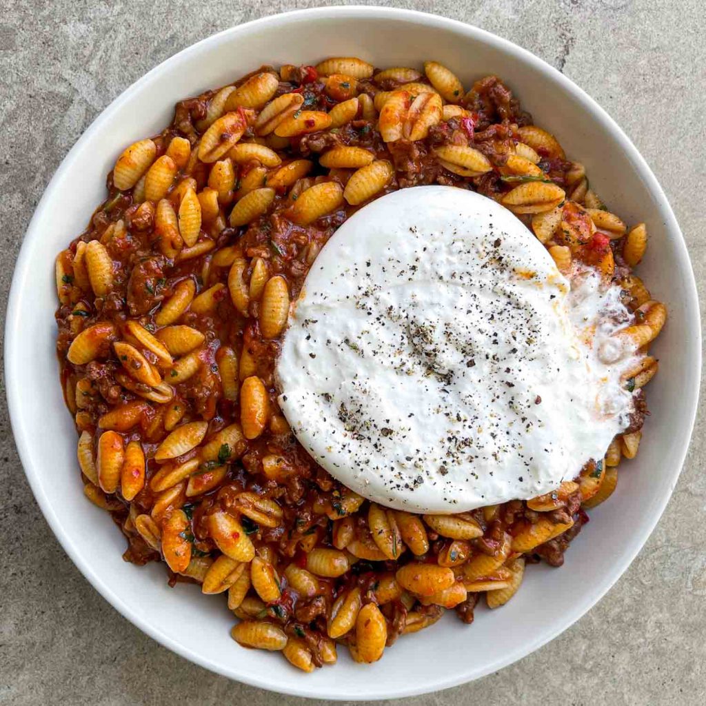 Harissa Lamb Ragu Zena's Kitchen