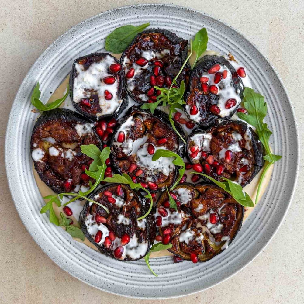 Sticky Harissa Aubergine (Eggplant) Zena's Kitchen