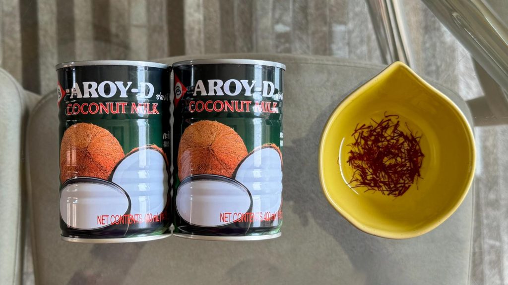 Coconut and saffron - a surprising match made in heaven!
