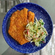 Fennel Cod Schnitzel with Fennel and Apple Slaw-image